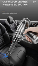 Load image into Gallery viewer, Car Mounted Mini Wireless Vacuum Cleaner for Both Dry And Wet Use, High-Power Portable High Suction - Gray White_2
