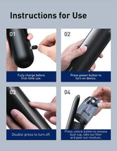 Load image into Gallery viewer, Baseus A1 Car Vacuum Cleaner 4000Pa Wireless Vacuum For Car Home Cleaning - White_14
