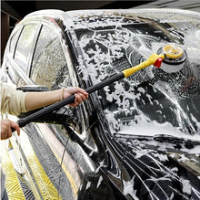 Load image into Gallery viewer, Long Handle Automatic Foaming Water Power Car Wash Brush Chenille Microfiber Car Wash Mop_6
