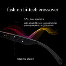 Load image into Gallery viewer, Smart Glasses - Semi-Open Bluetooth Glasses, music, call, voice control sports Sunglasses - Black_2

