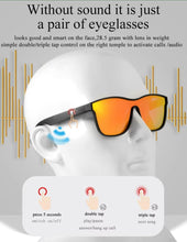Load image into Gallery viewer, Smart Glasses - Semi-Open Bluetooth Glasses, music, call, voice control sports Sunglasses - Black_4
