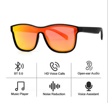 Load image into Gallery viewer, Smart Glasses - Semi-Open Bluetooth Glasses, music, call, voice control sports Sunglasses - Black_8
