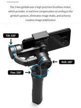 Load image into Gallery viewer, F6 stabilizer - Three-axis handheld gimbal for mobile phone_6
