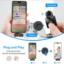 Load image into Gallery viewer, PULUZ Wireless Lavalier Microphone for Mobile Phone - 2 8Pin_4
